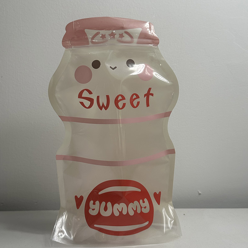 Why is the Shaped Candy Zipper Bag suitable for candies?