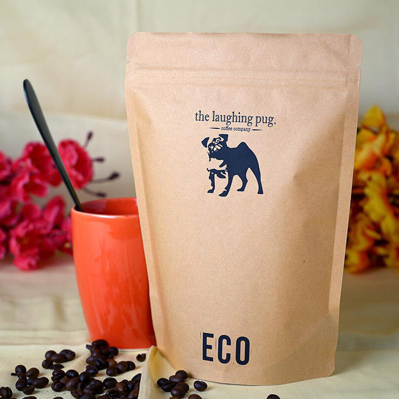 Air Proof Coffee Kraft Paper Pouch