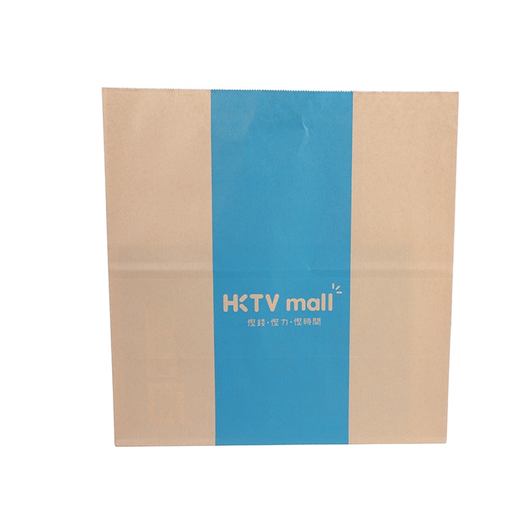 Color Logo Kraft paper handle bag